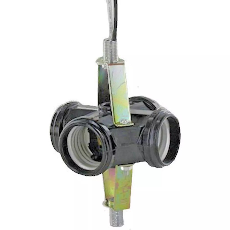 SATCO 4-LITE SWITCHLESS CLUSTER SOCKET TR-604