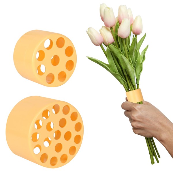 2 Spiral Ikebana Flower Holder, DIY Flower Stem Holders, Reusable