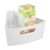 InterDesign 62731 Kitchen Lazy Susan Pantry Cabinet Bins 1/8, White