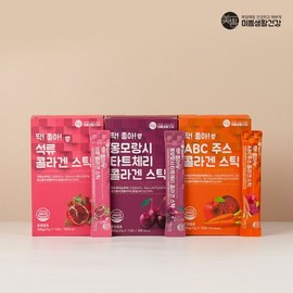 Mippeum Life Health Perfect Collagen Jelly Stick Mix Package 20g 2 boxes (total 90 packets) Collagen Stick Mix Package 2 boxes (90 packets) / 미쁨생활건강 딱좋아 콜라겐 젤리스틱 믹스패키지 20g 2박스 (총 90포) 콜라겐스틱 믹스패키지 2박스(90포)