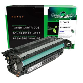 Clover Remanufactured Extended Yield Toner Cartridge Replacement for HP CE400X | Black