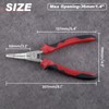 LEONTOOL 8 Inch Lock Ring Pliers - Special Circlip Pliers