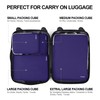 Gonex Compression Packing Cubes Extensible Organizer Bags For Travel Suitcase