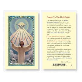 WJ Hirten E24-660 Prayer Spirit, Clear Holy Cards