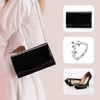WALLYN'S Women Patent Leather Wallets Fashion Clutch Purses, Evening Bag