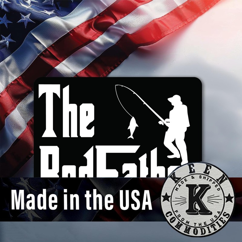 KCD Funny Fishing Fisherman Decal Stickers- for Car Truck Van