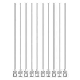 Wisyurt Pack of 10 Blunt Tip Dispensing Needles 4 12 Gauge Stainless Steel Blunt Needles Liquid Applicator 14G