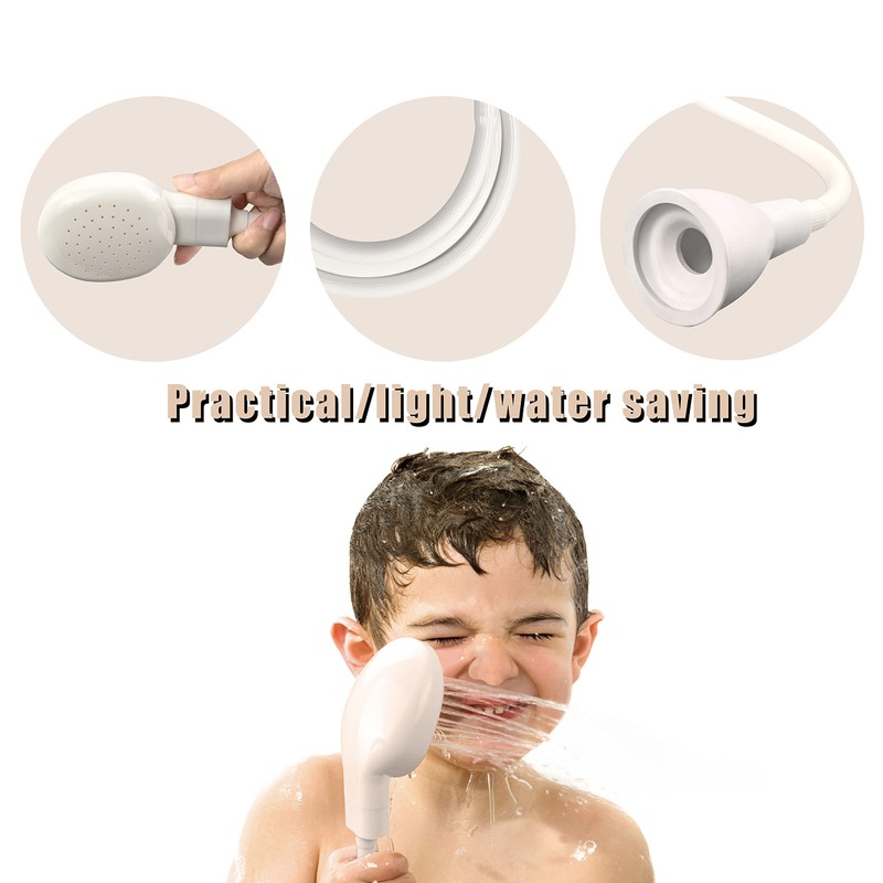 Soerreo Portable Rubber Hose Nozzle, Size, Easy to Use, Hand