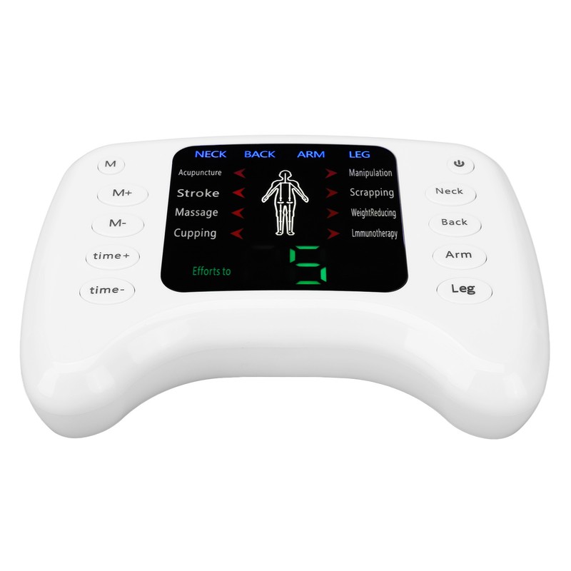Electronic Pulse Massager Adjustable 15 Gears 8 Modes Timer Dual