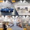 ELIVERN 100W LED Garage Lights,10000 Lumens Daylight LED Light,Deformable Garage