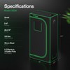 VIVOSUN S326 36"x20"x63" Grow Tent, High Reflective Mylar with Observation