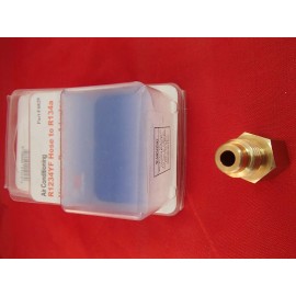 FJC VACUUM PUMP ADAPTER CONVERTS R1234YF HOSE TO R134A