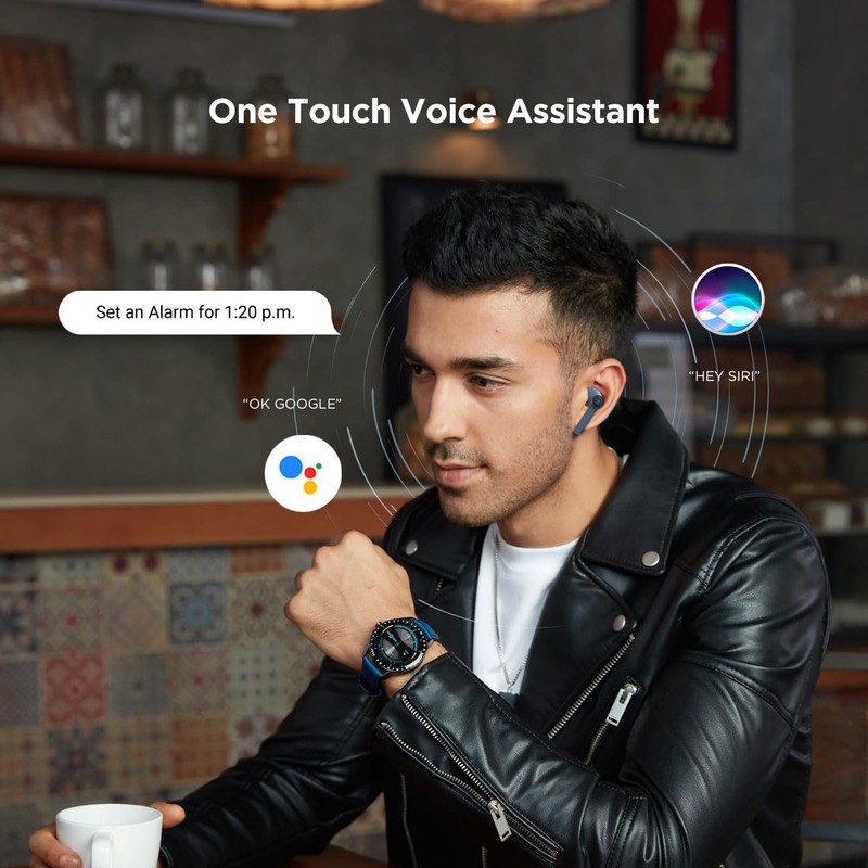 BoAt Audífonos Inalámbricos AIRDOPES 131 in-Ear TWS 60horas (Azul)