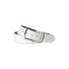 Camp David Men's Belt with Grained Look - White Plain,