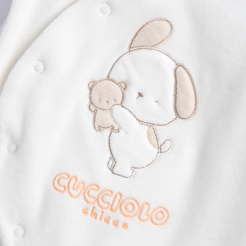 Chicco Tutina Bimbo 0-24 in Calda e Morbida Ciniglia con