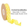 uxcell Polka Dot Craft Grosgrain Ribbon, 1 Inch x 48
