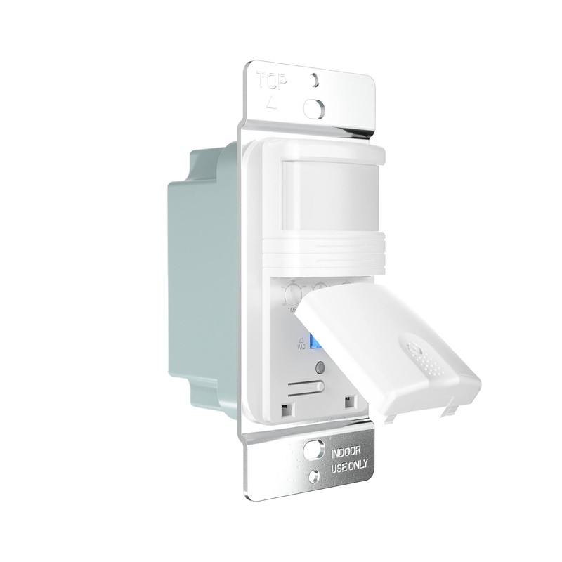 EverElectrix 2 Pack Motion Sensor Light Switch, Neutral Wire Required,