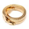 TUOKAY Fake Big Gold Herringbone Chain Necklace Costume 11mm Thick