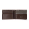 Dickies Men's Slimfold Chain Wallet with Detachable Card Case, Brown,