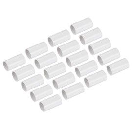 MECCANIXITY PVC Conduit Coupler Straight Fittings 20mm Terminating for Hose Electrical Conduit Pack of 10