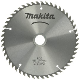 Makita A-06046 Chip Saw Blade For General Woodwork, External Diameter 8 Inches (203 mm), 50 Teeth, For Table Saw and Panel Saw