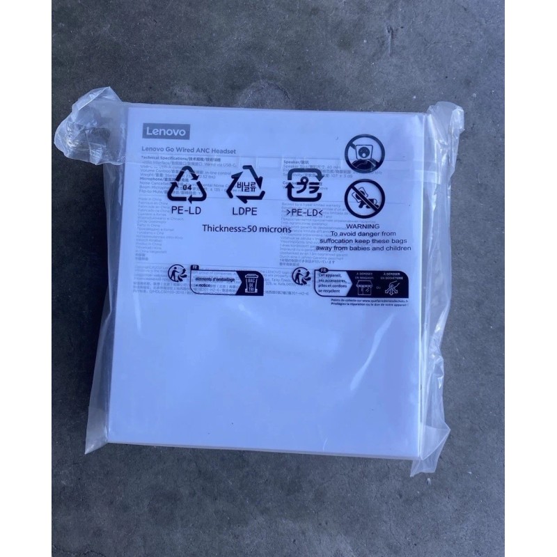 Lenovo Go Wired ANC Headset - Stereo - Brand New