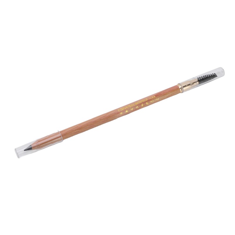 4pcs Eyebrow Pencil Double Head Eyebrow Makeup Pen Wood Handle