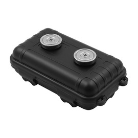 FONGKNOX Outdoor Key Hideout, Magnetic Key Box, Car Key Hiding Place for Storing Emergency Keys by USB, Will Not Fall Off (Black)