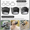 HEELE Dog Muzzle,Soft Nylon Print Muzzle Air Mesh Breathable Adjustable