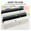 8 Pcs Black White Grey Felt Pin Board Bar Strips