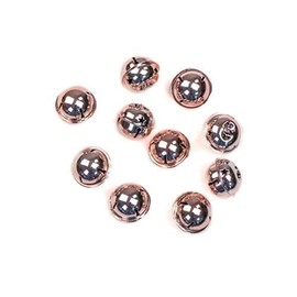 Rose Gold Christmas Jingle Bells - Pack of 10