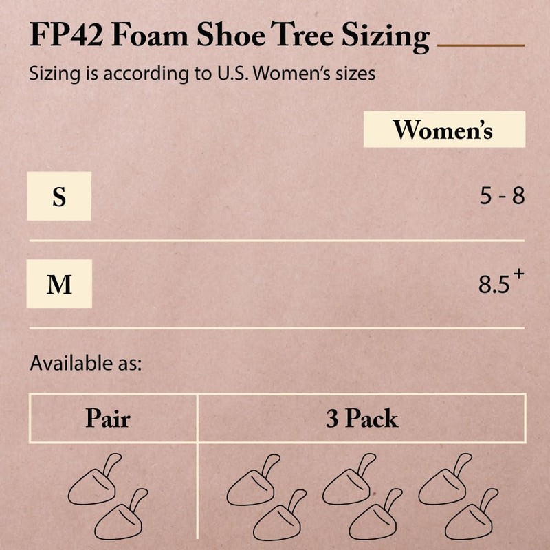 FootFitter Foam Shoe Tree with Handle for Women's High Heels