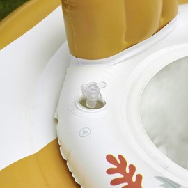 Miniland Baby Swimming Ring, Inflatable Round Ring 69 cm, 0 Months and Above, Safe and Stable, Ideal for Pool and Beach