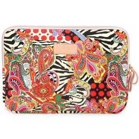 fdsmall Laptop Sleeve Case, 13-13.3 Inch,Laptop Sleeve Notebook Carrying Case Waterproof Shock Resistant Bag Case(Big Red Flower)