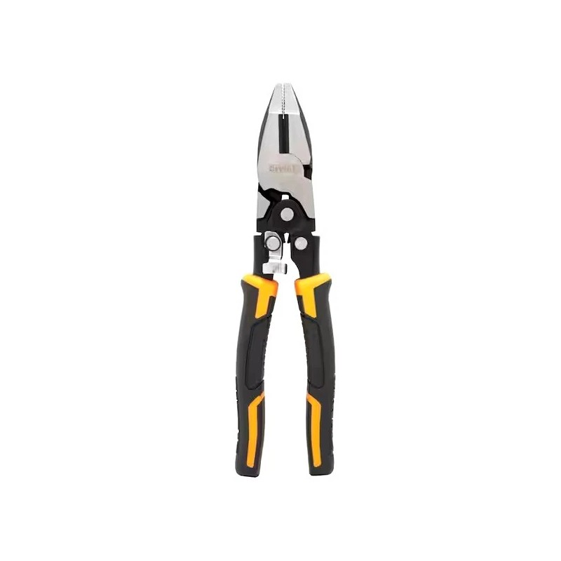 DeWalt LINESMAN'S COMPOUND ACTION PLIER DWHT70276 Bi-Material Handles *USA Brand