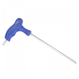 TOP-VIGOR 1Pcs 5mm Hex Key T-Handle, T Bar Dual End Wrench Spanner Allen Key for Home Repair and Mechanical Maintenance, Metric CR-V Steel