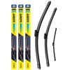 AHWOPS 3 Wiper Front and Rear Wiper Blades for Mini