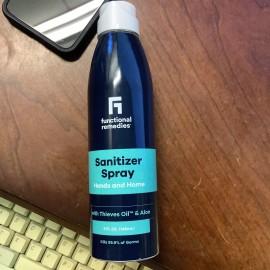 Functional Remedies Sanitizer Spray With Thieves Oil&Aloe Hands And Home FR00322