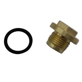 8 pcs 4 Set SHLPDFM Car Brass Diff Filler Differential Drain Plug Kit with Seal Ring Compatible with Land Rover Discovery 2 Td5 & V8