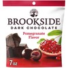 BROOKSIDE Dark Chocolate and Pomegranate Flavored Snacking Chocolate Bag, 7