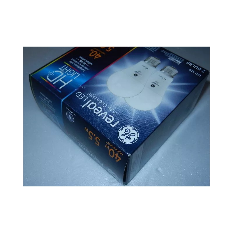 GE one new twin-pack GE Reveal HD+ LED light Bulb