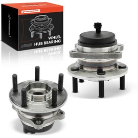 A-Premium 2 x Rear Wheel Bearing and Hub Assembly with ABS & 5-Lug Compatible with Kia Sorento 2011-2015 & Hyundai Santa Fe 2007-2020, Santa Fe XL, Santa Fe Sport, Veracruz, FWD