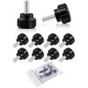 Hotop Threaded Knurled Thumbscrew Monitor Mount Screws on Knobs Monitor