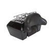 EGO Bike Black Motorcycle Luggage Trunk Compatible with Harley Honda