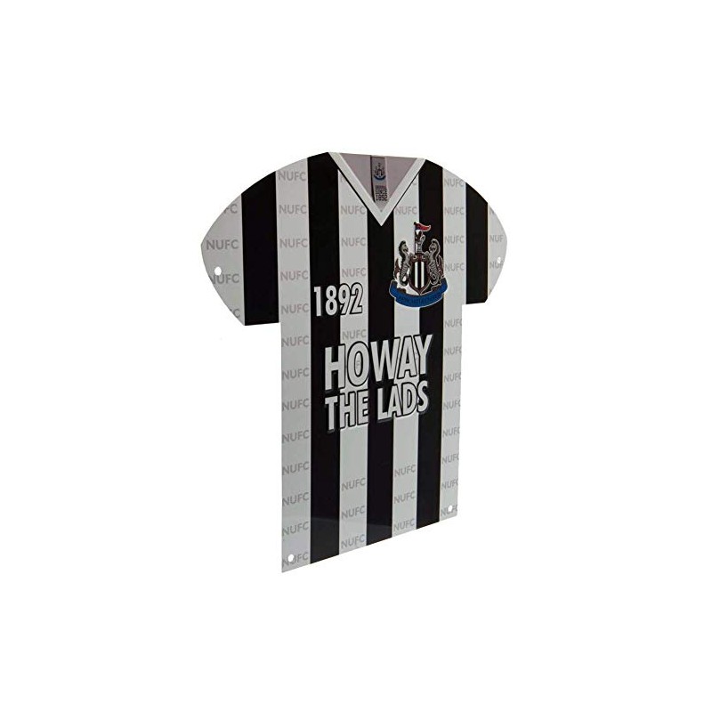 Newcastle United T-shirts Brand Model Shirt Shaped Metal Sign