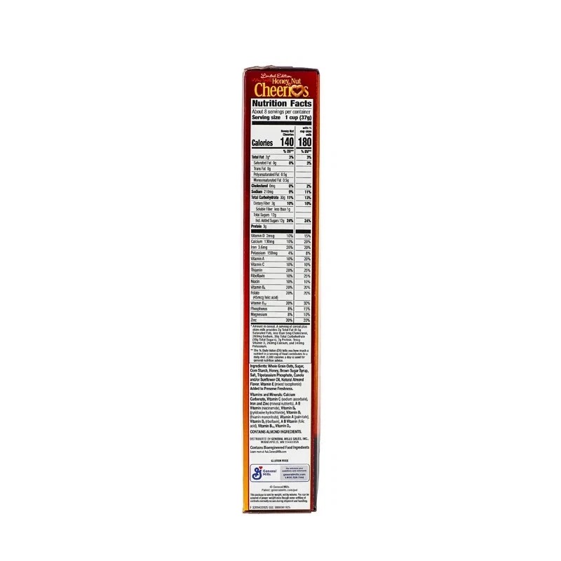 General Mills Honey Nut Cheerios Breakfast Cereal - Box 10.8
