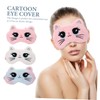 BIUDECO 3Pcs Cartoon Eye Mask Comfortable Eye Cover for Home