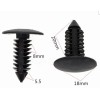 100X 8mm Bumper Clips Auto Car Hole Plastic Rivets Fastener