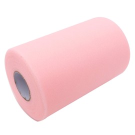 BITFLY 6 Inch x 100 Yards (300FT) Tulle Roll Spool Crochet Tube Top Tutu Party Wraping Crafts Bridal Bow Skirt Dress Wedding Decor Sewing Crafts Fabric Party Decoration Bow Ribbon Table Sashes