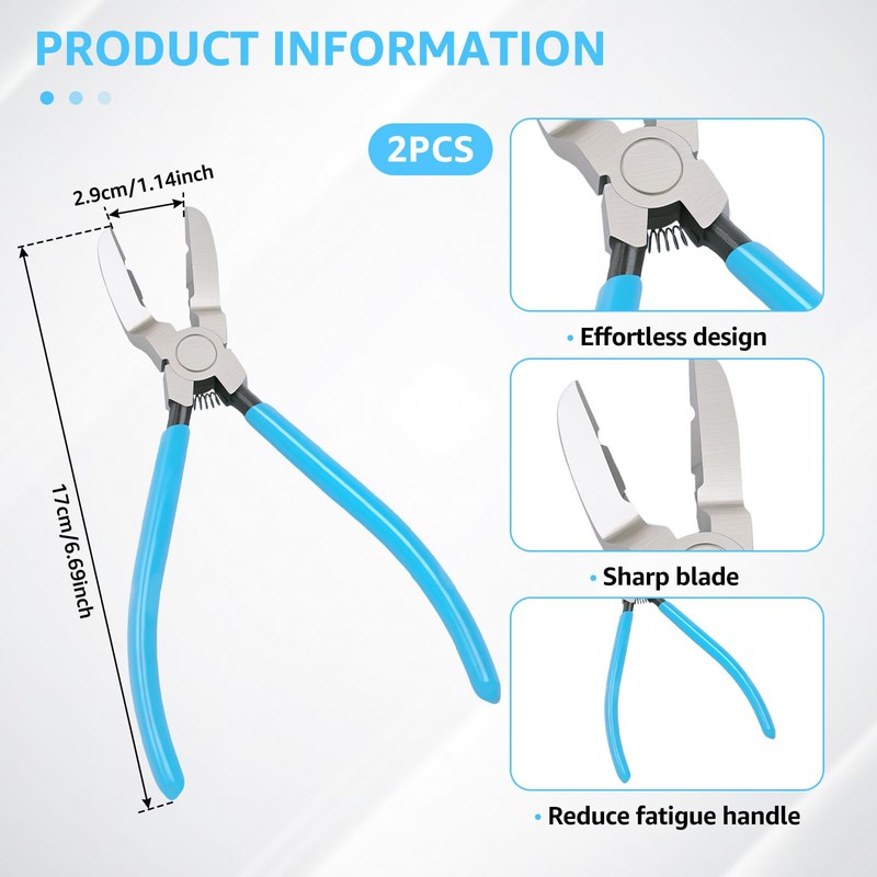 1Pc/2Pcs Panel Clip Pliers Adjustable Push Pin Pliers Spring Loaded